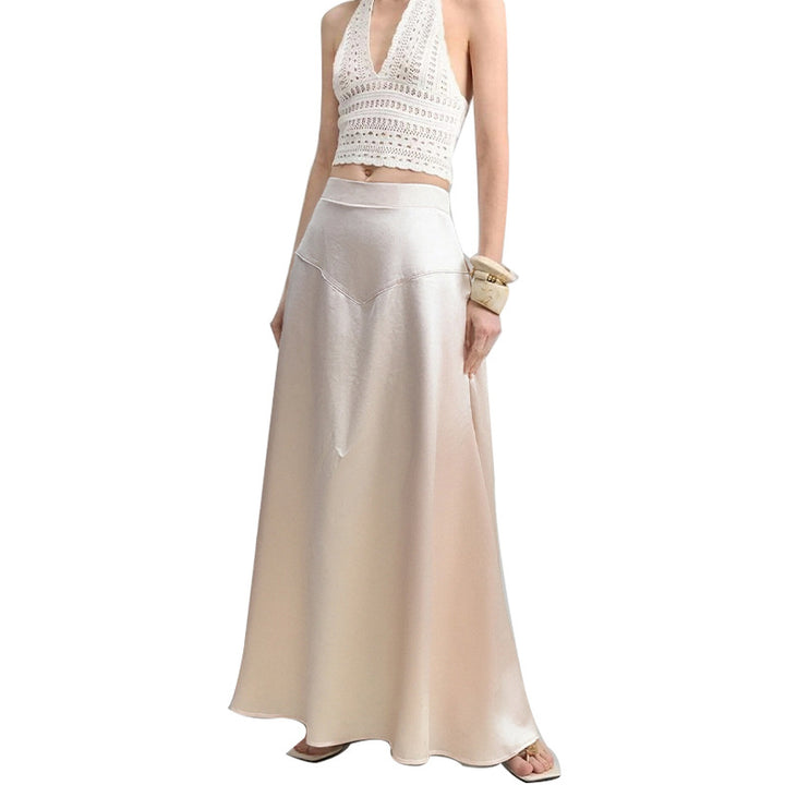 Damen Maxi-Rock mit fließendem Schnitt und edlem Material Drune