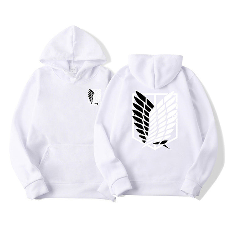Damen Kapuzenpullover mit klassischem Anime-Motiv Drune