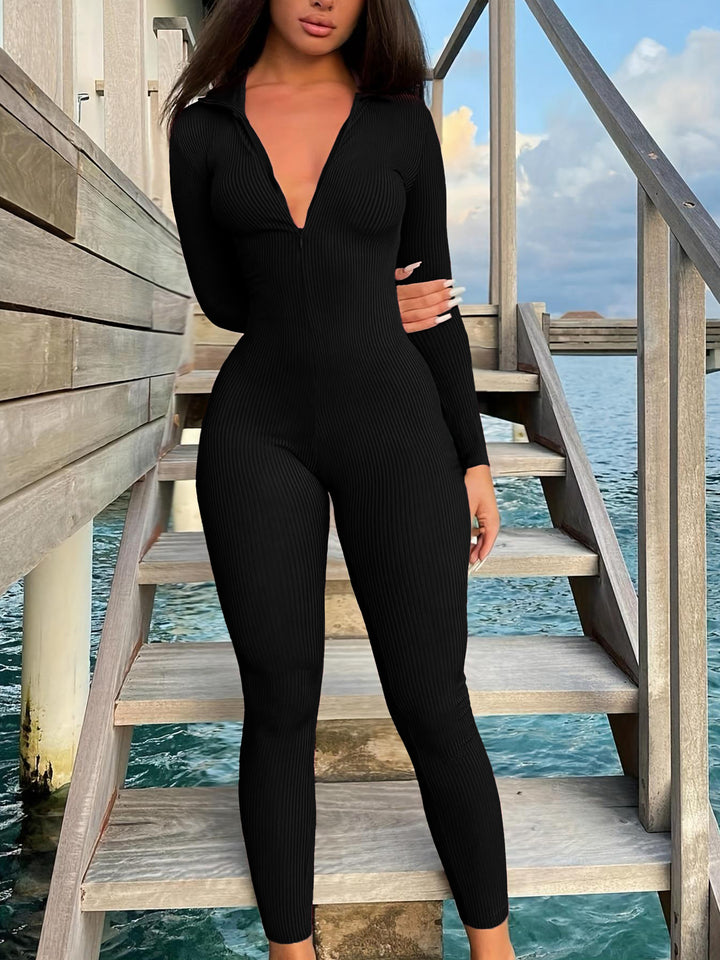 Damen Langärmliger Jumpsuit Drune