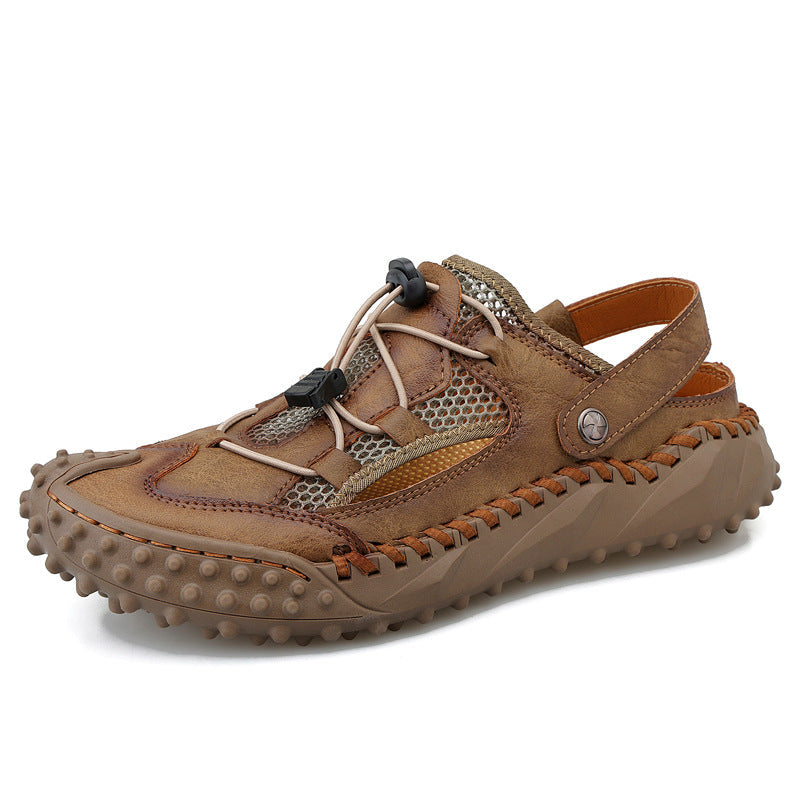 Herren Atmungsaktive Outdoor-Sandalen mit rutschfester Sohle und elastischem Verschlusssystem Drune