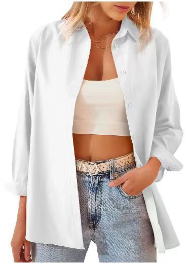 Damen Leichte und luftige Overshirtbluse Drune