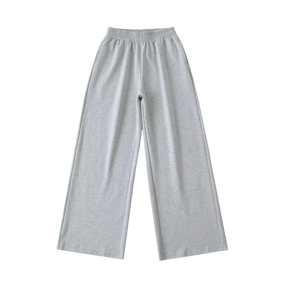 Damen weite Jersey-Hose mit elastischem Bund Drune
