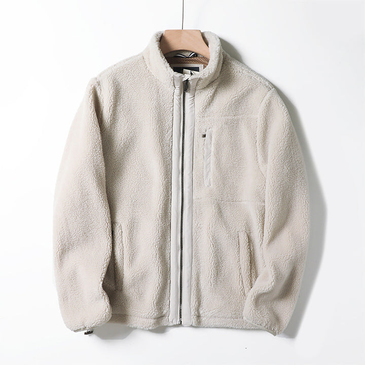 Damen Fleecejacke mit hohen Kragen und praktischen Reißverschlusstaschen Drune