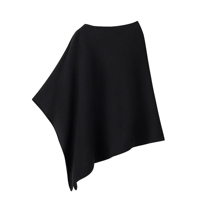 Damen Schalponcho aus hochwertiger Wolle und elastischem Material Drune