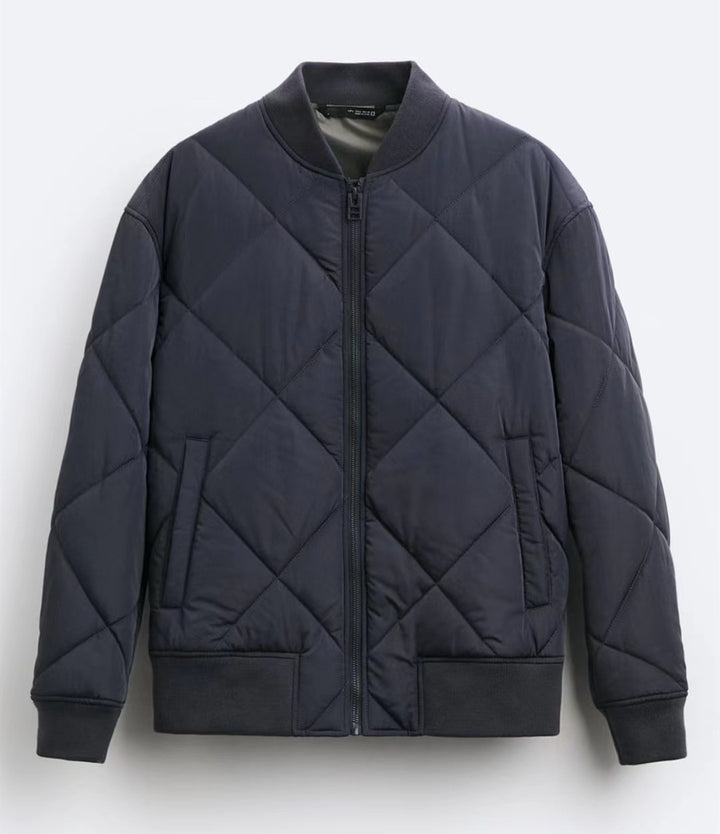 Herren gesteppte Freizeitjacke mit sportlichem Schnitt und seitlichen Taschen Drune