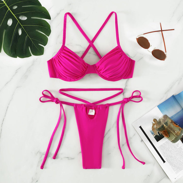 Damen Triangel-Bikini mit innovativem Trägersystem und figurschmeichelndem Schnitt Drune