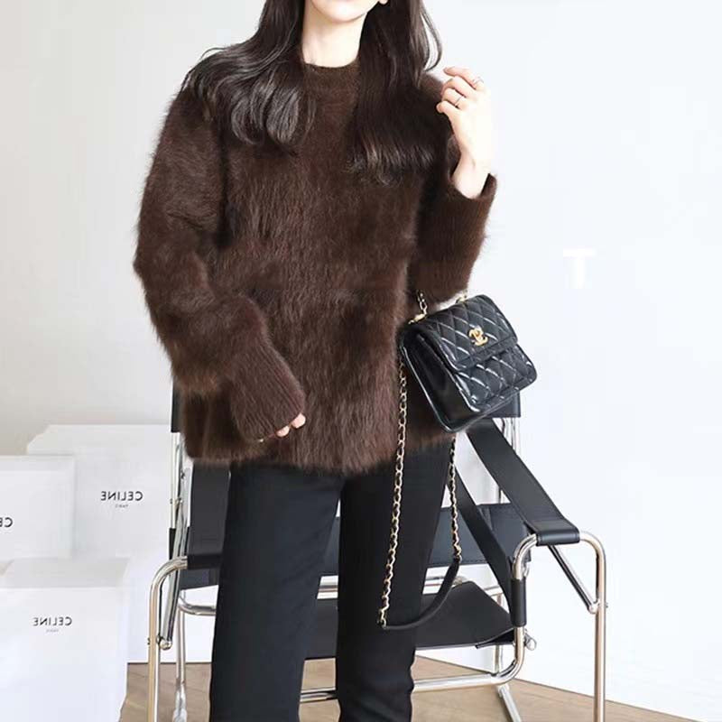Drune | Weicher Strickpullover Mohair Luxuriöser Komfort