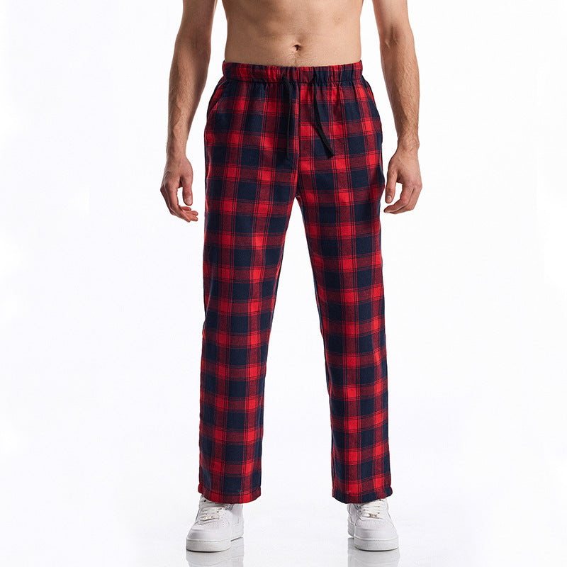 Herren komfortable Karohose Drune