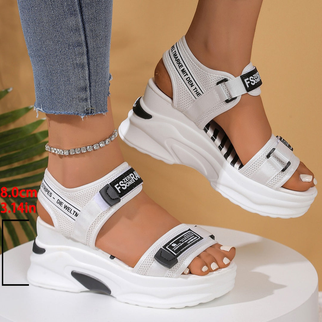 Damen Sportliche Sandalen mit innovativer Dämpfung und verstellbaren Riemen Drune