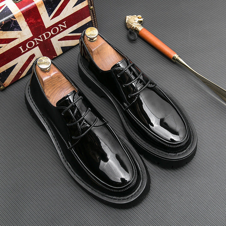 Herren Elegante Schnürschuhe mit stabiler Profilsohle und klassischem Design Drune