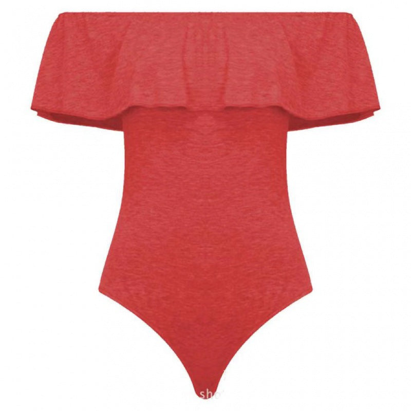 Damen Badeanzug mit voluminösem Rüschendesign Drune