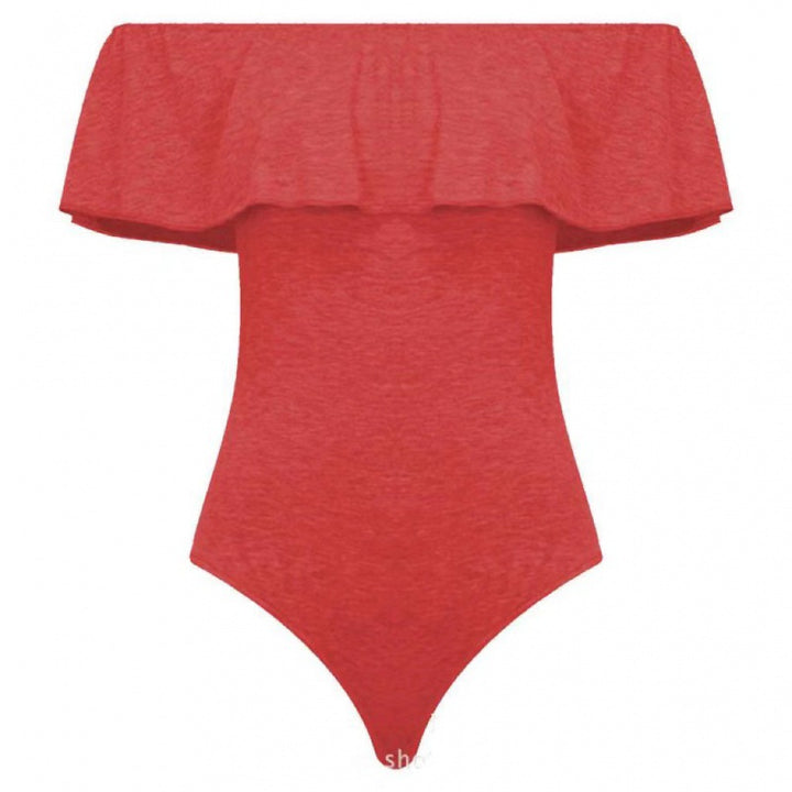 Damen Badeanzug mit voluminösem Rüschendesign Drune
