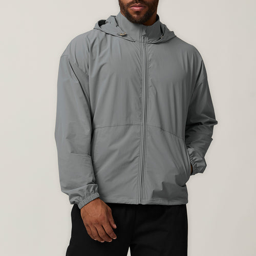 Herren Windbreaker mit verstellbarem Kapuze Drune