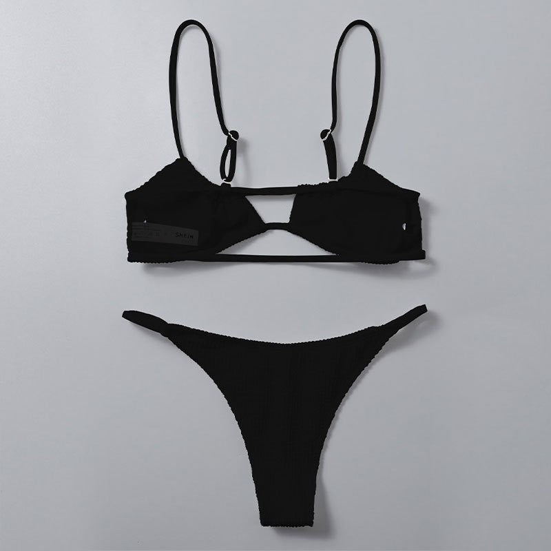 Damen Triangel-Bikini-Set mit raffiniertem Schnitt Drune