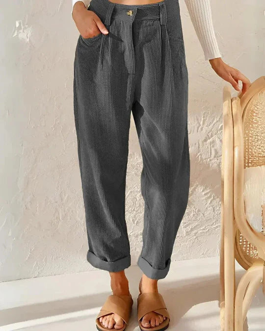 Damen weite Cordhose Drune