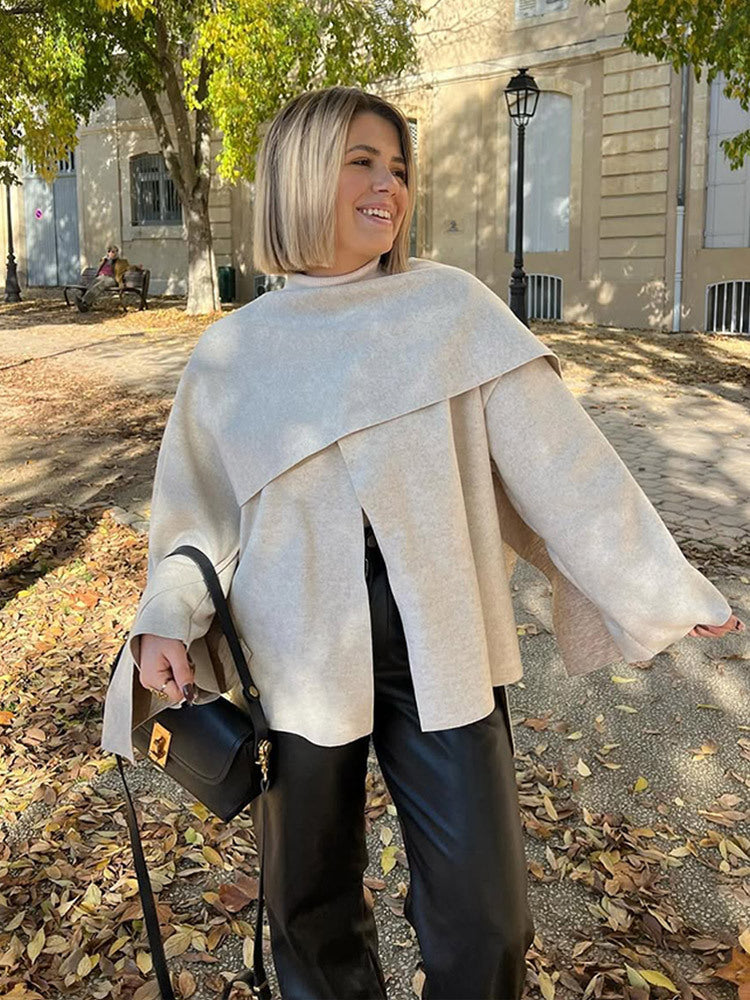 Damen Lockere Oversized-Strickjacke Drune