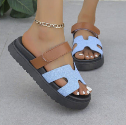 Damen lässige Riemensandalen mit ergonomischer Fußbettung und rutschfester Sohle Drune