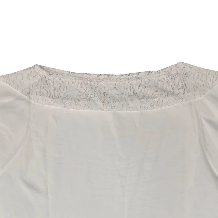 Damen luftiges Sommerkleid mit raffinierten Spitzenakzenten Drune