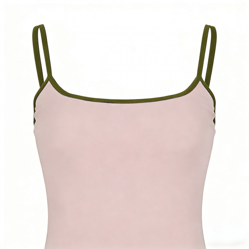 Damen Sportliches Top und Minirock-Set mit verstellbarem Bund Drune