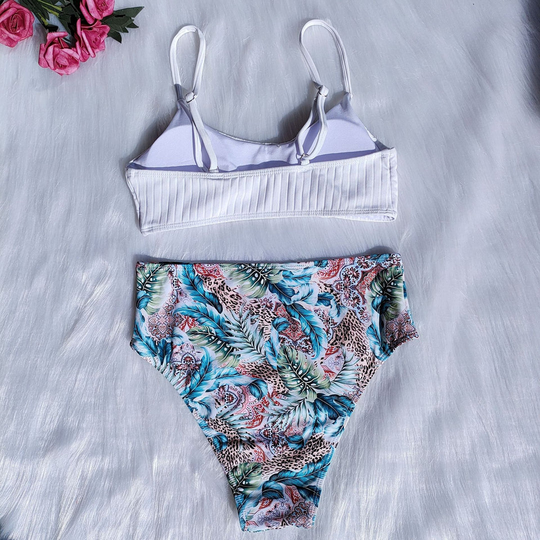 Damen Bikini-Set mit floralem Design und modischem Schnitt Drune