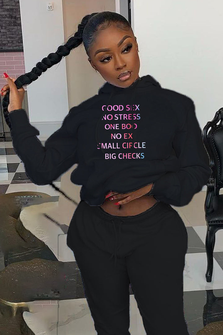 Damen Kapuzenpullover mit kreativem Spruch Drune