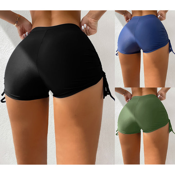 Damen Badeshorts mit modischen Rüschendetails Drune