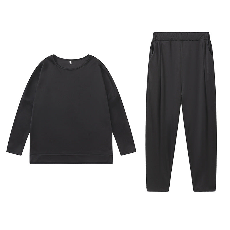 Damen Bequemes Loungewear-Set mit elastischem Bund und stylischem Schnitt Drune
