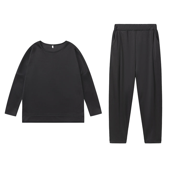 Damen Bequemes Loungewear-Set mit elastischem Bund und stylischem Schnitt Drune