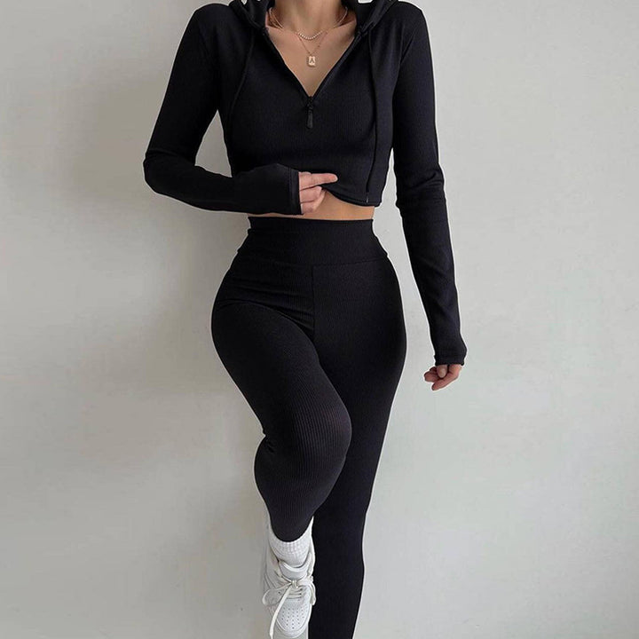 Damen Langarm-Pullover mit Reißverschluss Drune