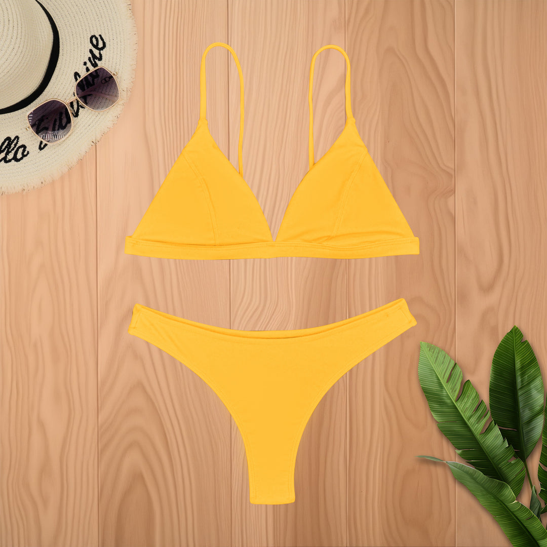 Damen Triangle-Bikini-Set Drune