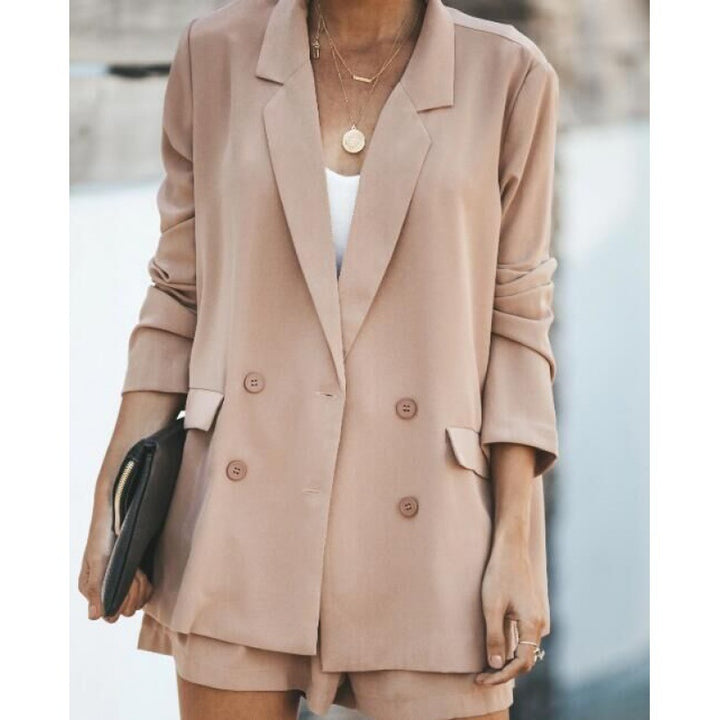 Damen Blazer mit elegantem Schnitt und modischen Details Drune