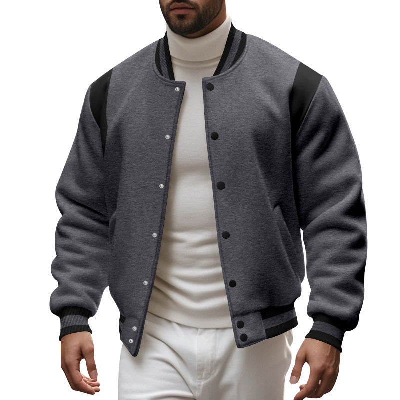 Herren sportliche Collegejacke Drune