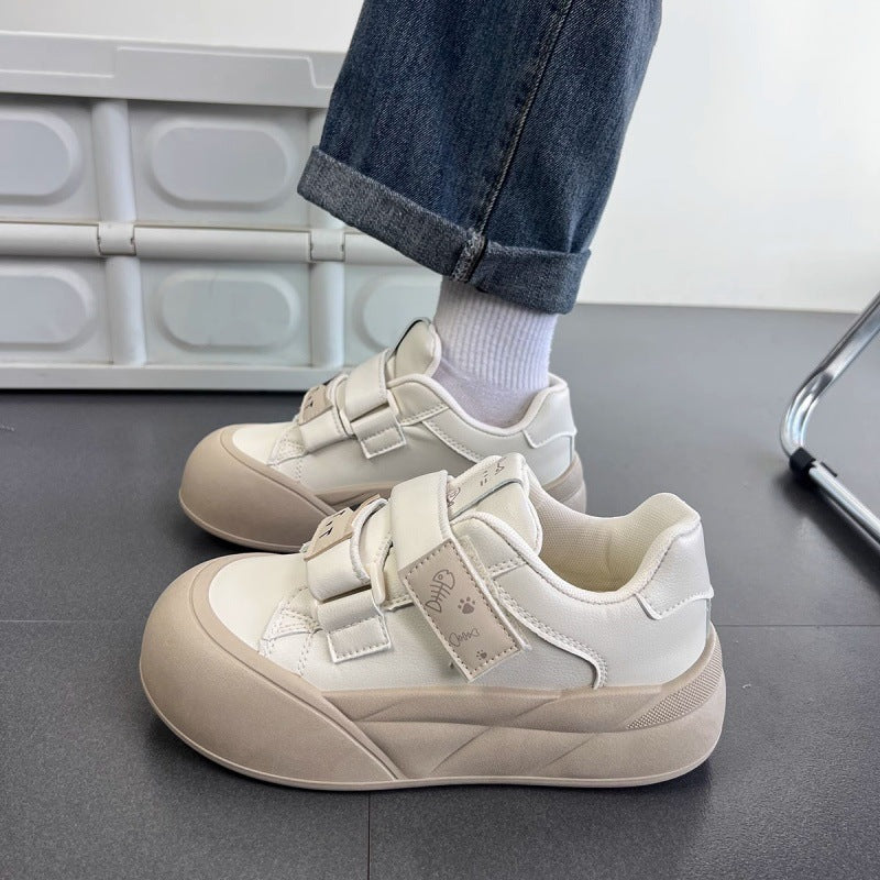 Damen Plateau-Sneaker mit praktischen Klettverschlüssen und komfortabler Dämpfung Drune