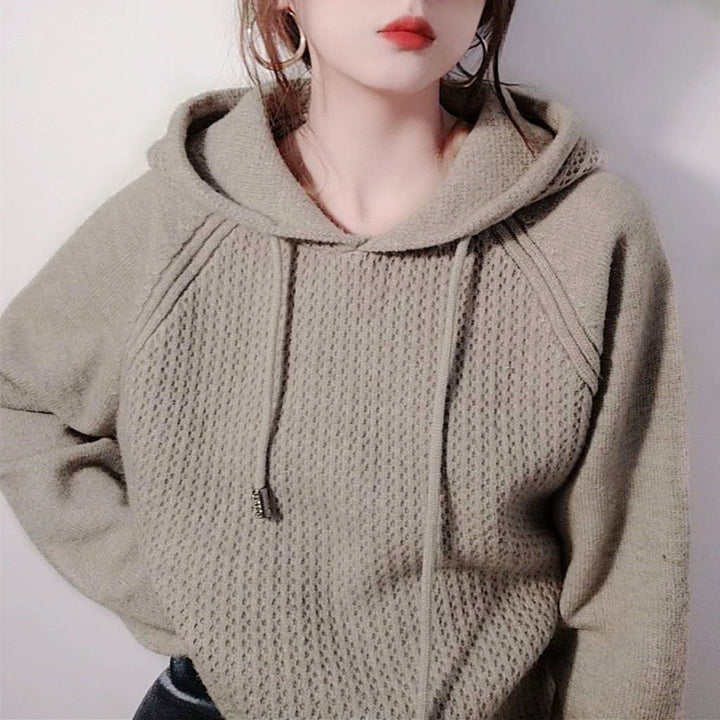 Damen Hoody mit innovativer Struktur und lässigem Schnitt Drune
