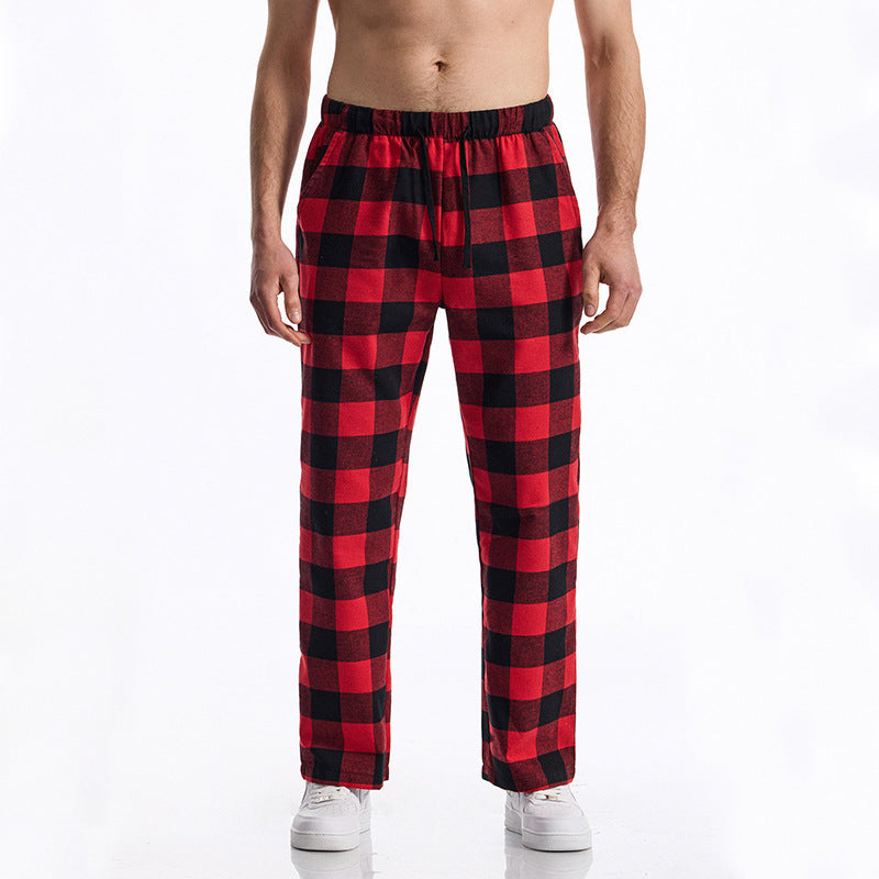 Herren komfortable Karohose Drune