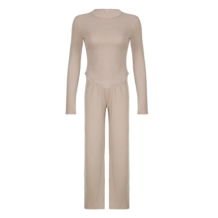 Damen Loose-Fit Loungehose mit elastischem Bund und weichem Material Drune