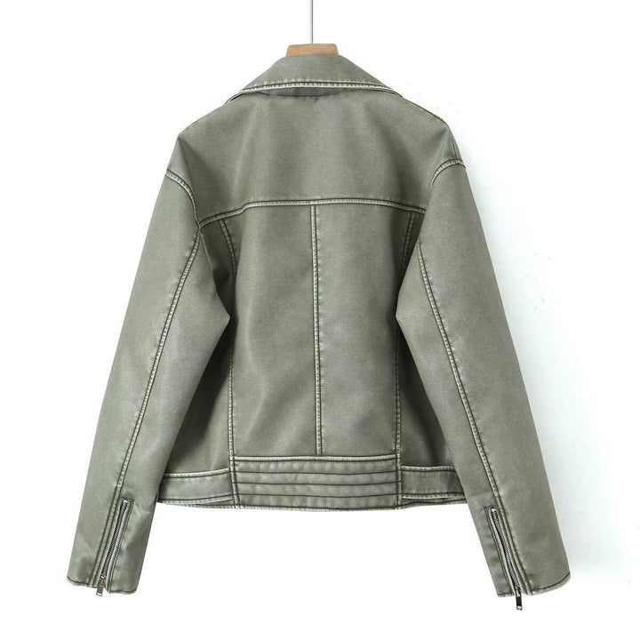 Damen Bikerjacke im Vintage-Stil Drune