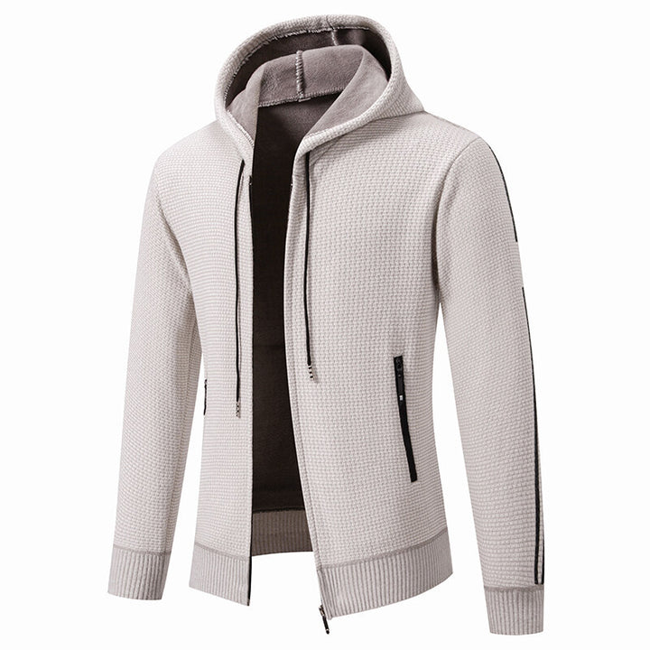 Herren Sportliche Kapuzenjacke mit innovativem Materialmix Drune