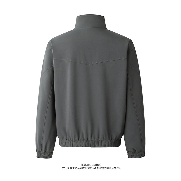Herren Freizeitjacke mit praktischen Taschen und hohem Kragen Drune