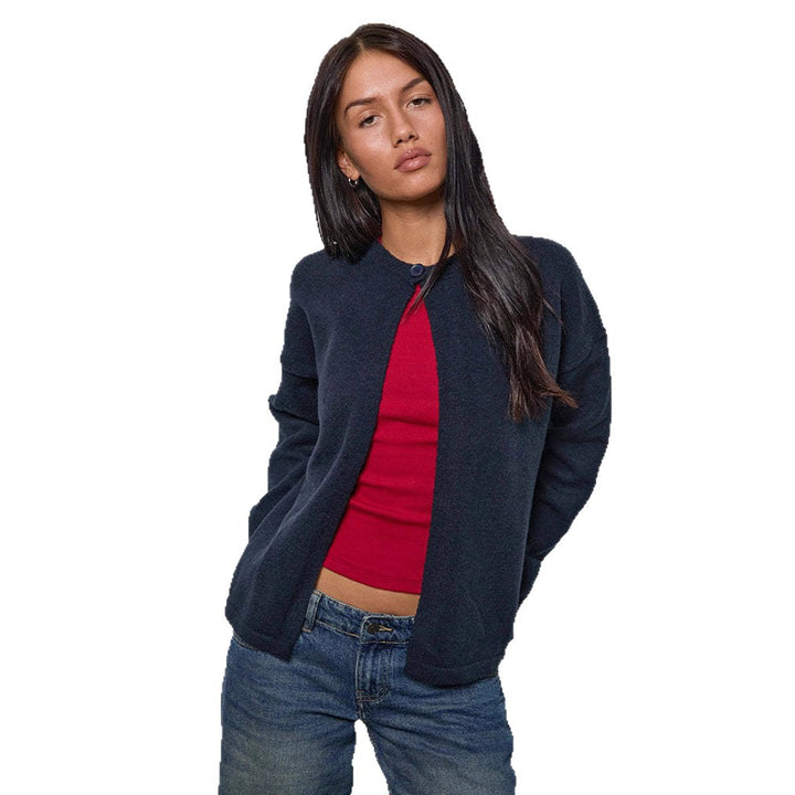 Damen Strickjacke mit praktischen Knopfdetails und lässigem Schnitt Drune