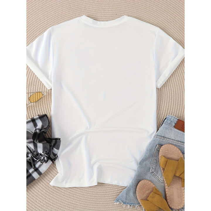 Damen T-Shirt mit frischem Limoncello-Motiv und floralen Akzenten Drune