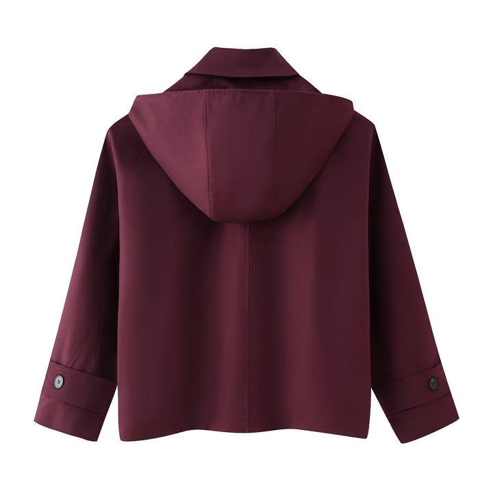 Damen Übergangsjacke mit hochschließendem Kragen und praktischen Taschen Drune