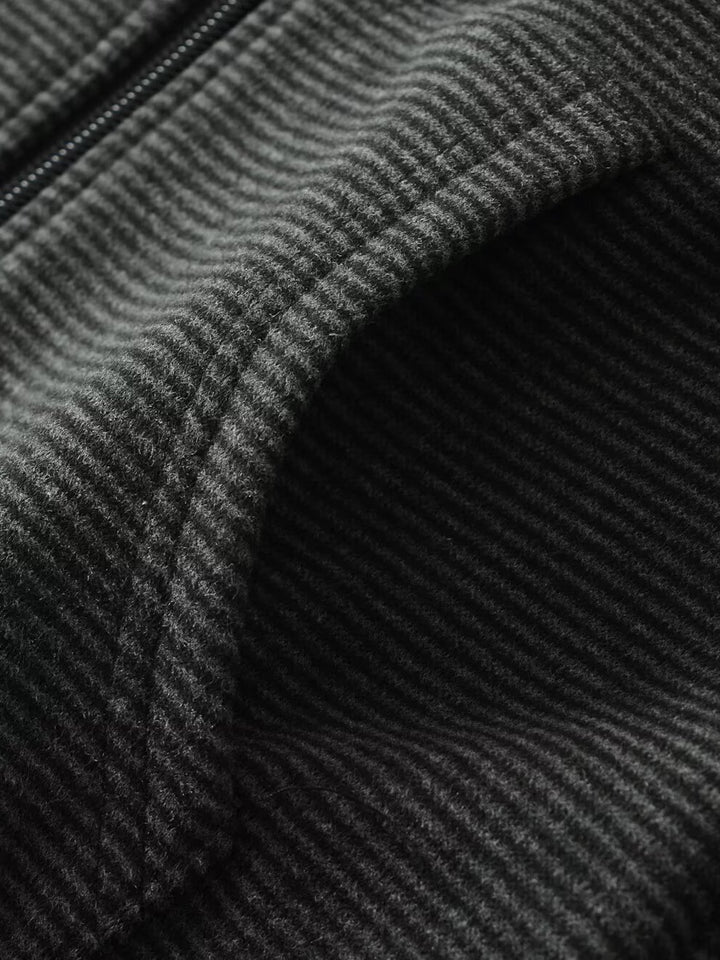 Damen sportliches Set mit Stehkragen und weitem Hosenansatz Drune