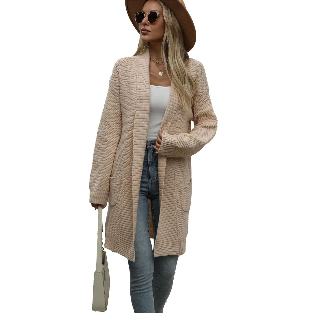 Damen Strickcardigan mit offenem Schnitt und lässigem Design Drune