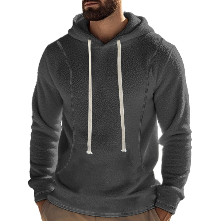 Herren Hochwertiger Fleece-Hoodie mit praktischer Kängurutasche und stylischem Design Drune