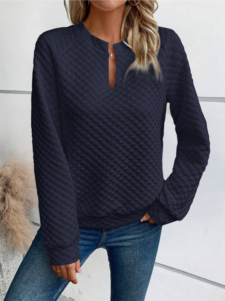 Damen Sweatshirt mit strukturiertem Design Drune