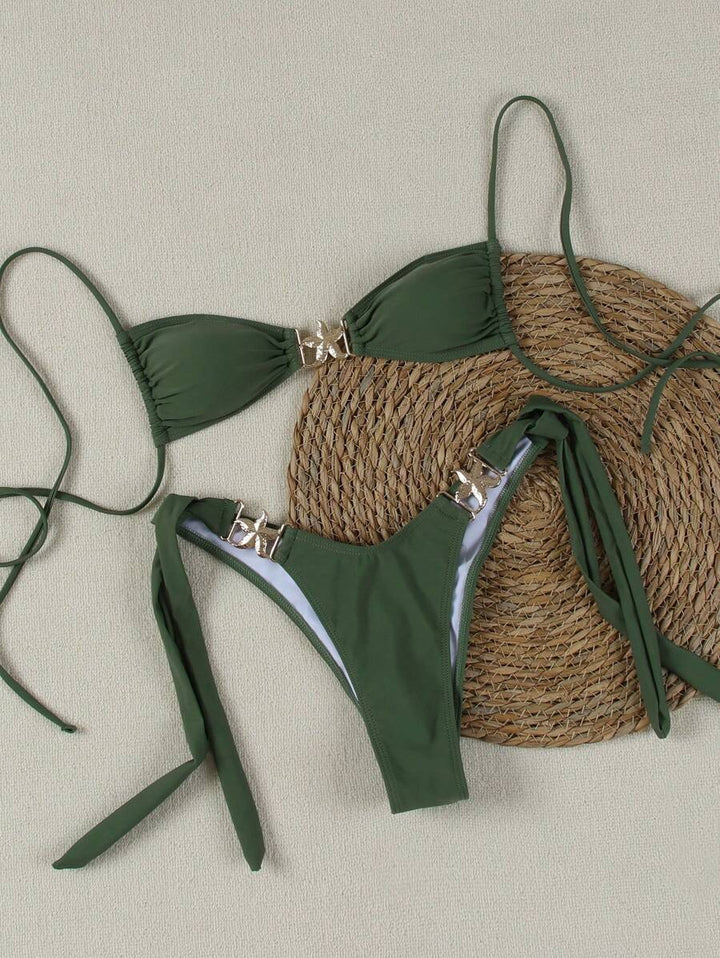 Damen Bikini-Set mit eleganten Schnallen Drune