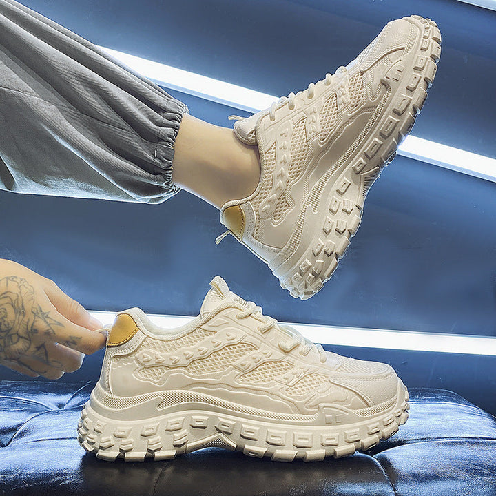 Damen Atmungsaktive Sportschuhe mit stoßdämpfender Sohle und ausgeprägtem Profil Drune