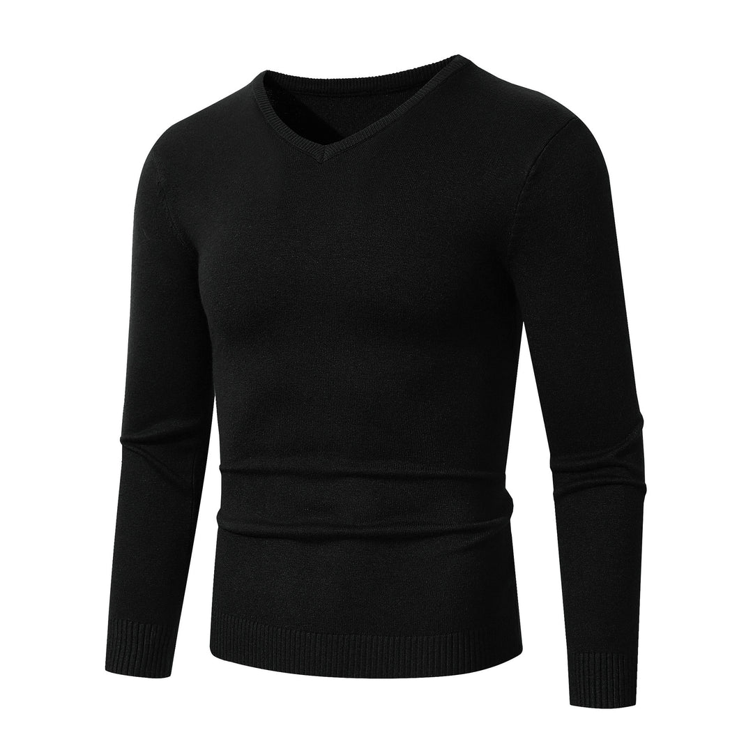 Herren V-Ausschnitt Pullover aus hochwertiger Baumwolle Drune
