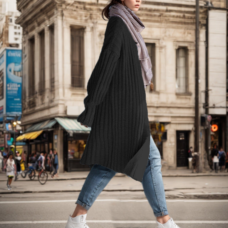 Damen Strickmantel Drune